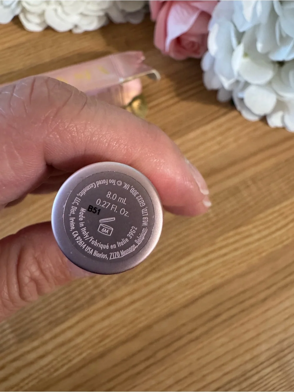 Too Faced Better Than Sex Mascara in Metallic Pink and Gold Box